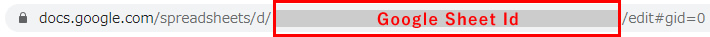 Google Sheet Id