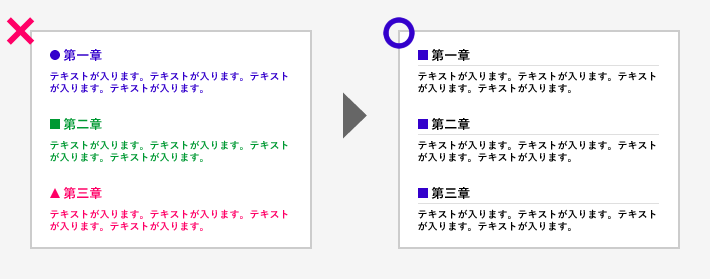 反復｜デザインの4大原則